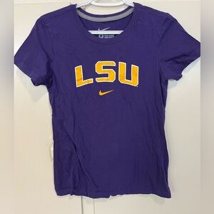 LSU Nike short sleeve shirt.